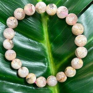 FLOWER AGATE 8mm HIGH quality crystal bracelet